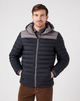 Wrangler Puffer Jacket Męska Kurtka Przejściowa Black W4B1WA100 112319309
